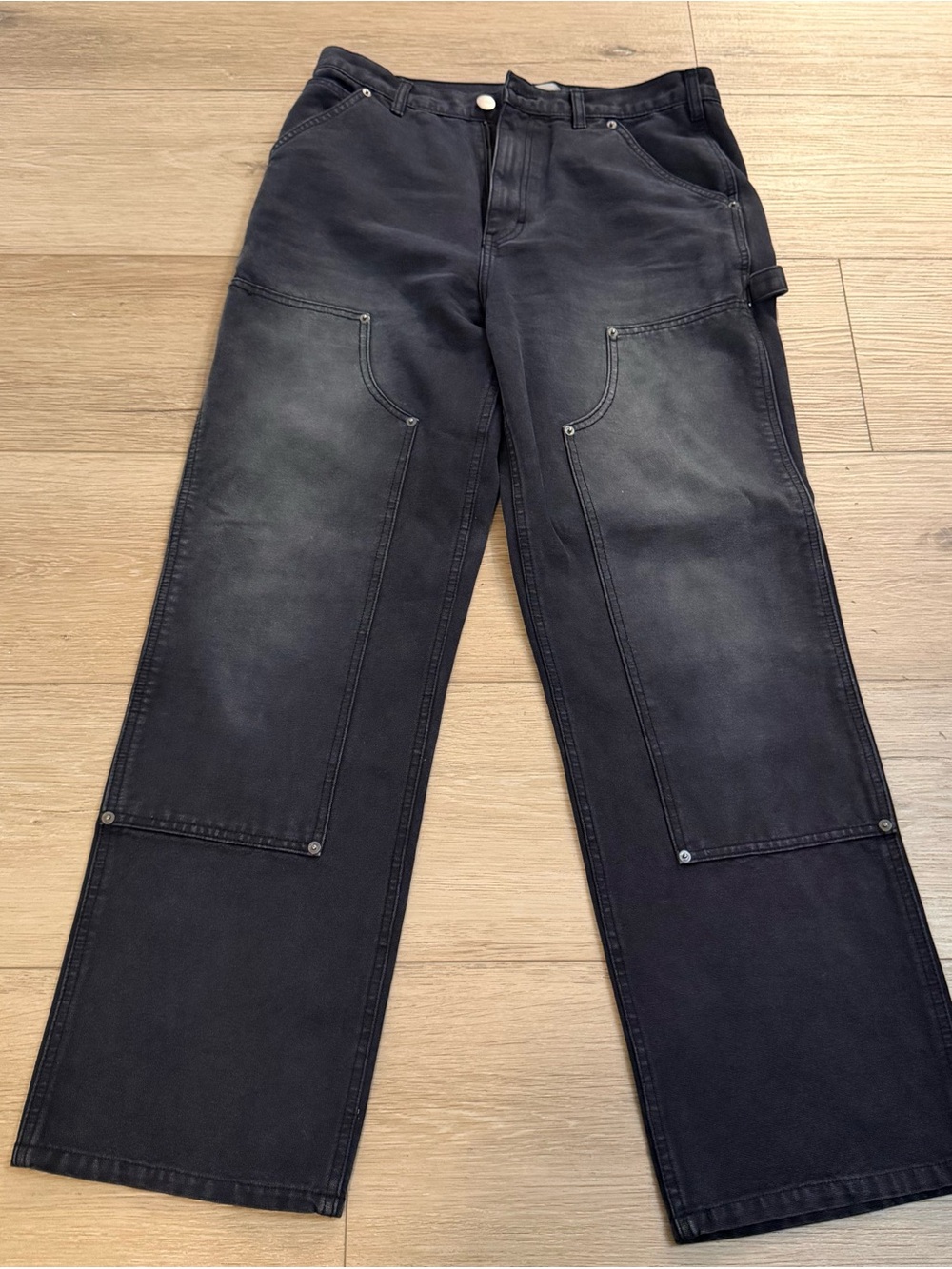 Elwood Industry Double Knees Cargo Pant — Black - Picture 2 of 7